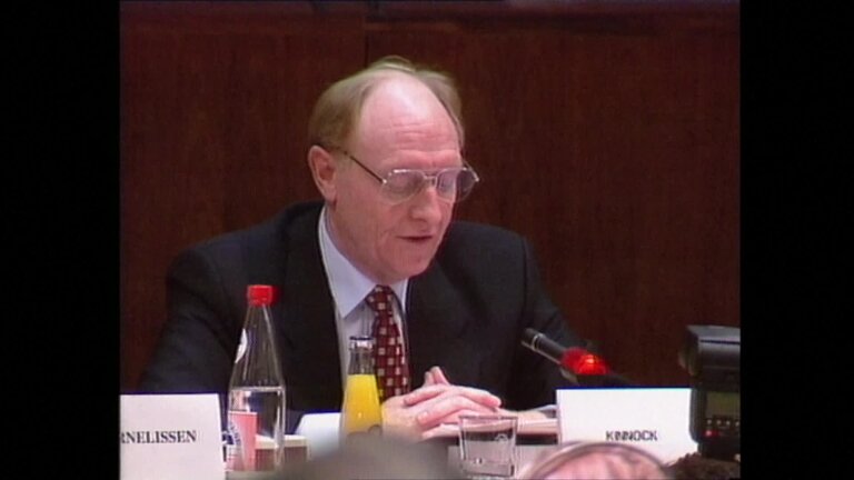 Santer Commission: hearing of Neil KINNOCK, Commissioner-designate for Transport