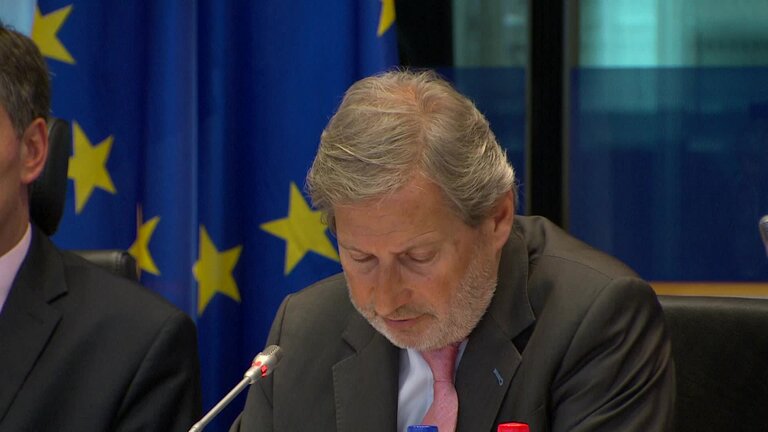 Presentation of the 2018 Enlargement Package by Johannes HAHN, Member of the EC in charge of European Neighbourhood Policy and Enlargement Negotiations: extracts EP Committee on Foreign Affairs