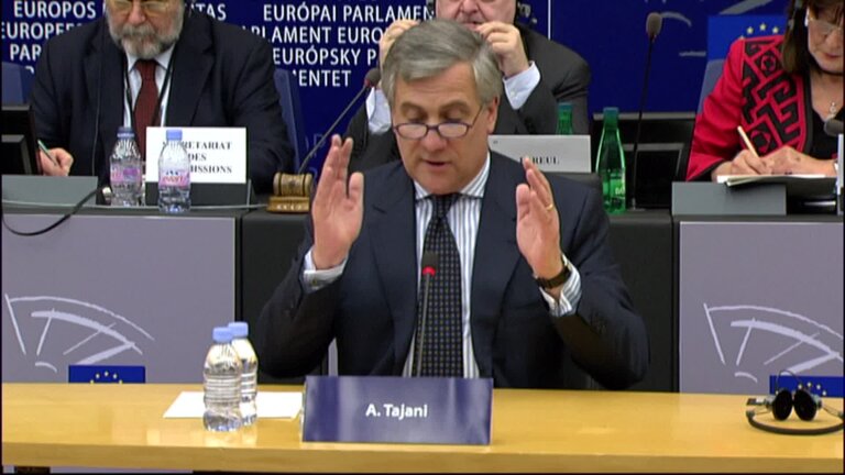 Hearing of Antonio TAJANI (Italy), Commissioner-designate for Industry and Entrepreneurship: extracts