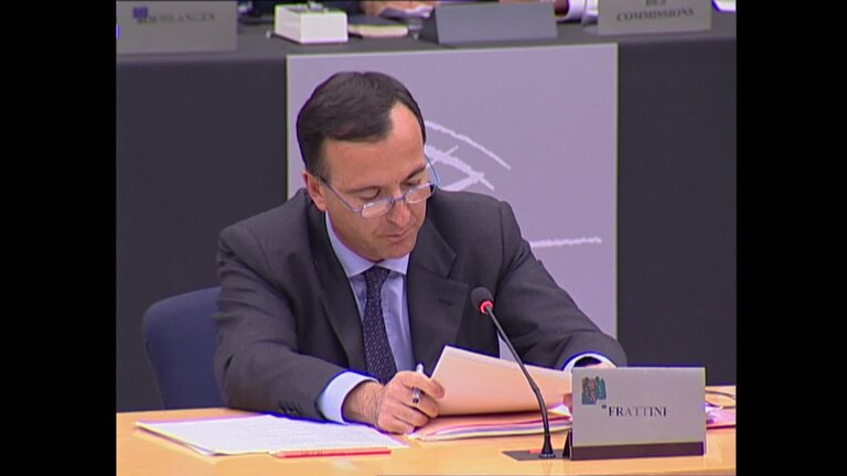 Hearing of Franco FRATTINI (Italy), Commissioner designate for Justice, Freedom and Security : extracts