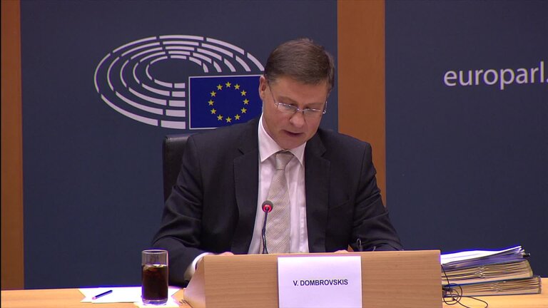 Hearing of Valdis DOMBROVSKIS, Executive Vice-President designate, An Economy that Works for People: extracts from the hearing