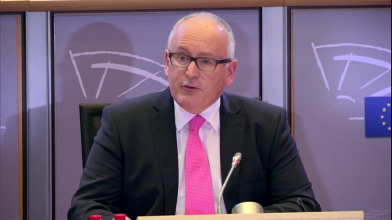 Hearing of Frans TIMMERMANS, Frans TIMMERMANS (The Netherlands), Commissioner-designate for Better Regulation, Inter-Institutional Relations, the Rule of Law and the Charter of Fundamental Rights: extracts from the statement by Frans TIMMERMANS