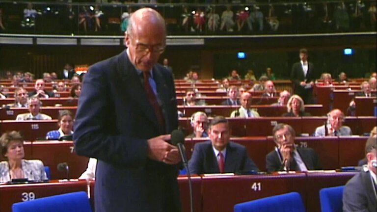 Memoclip: Valéry GISCARD D'ESTAING and the European Parliament