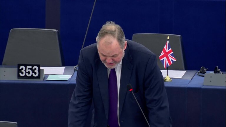 (07) EP Plenary session - US decision to impose tariffs on steel and aluminium. First round of political group speakers: William The Earl of DARTMOUTH (EFDD, UK) (08:58 - 09:00)