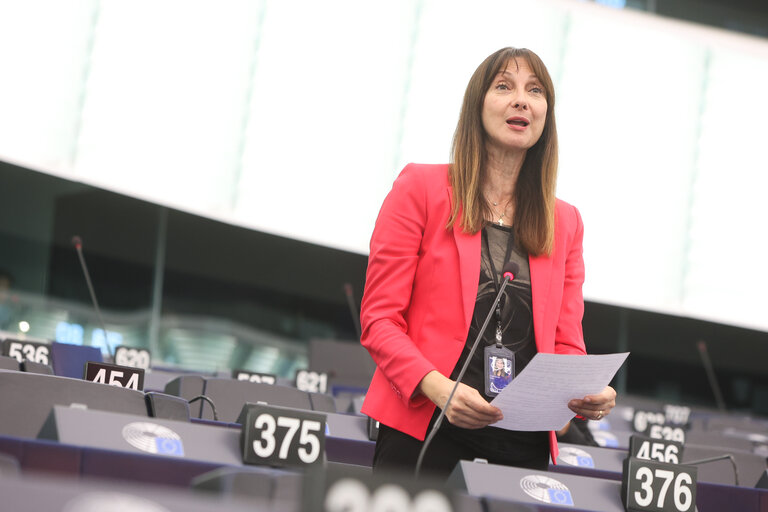 Photo 2: EP Plenary session - Commission statement - The extreme wildfires in Southern Europe, in particular Portugal and Greece and the need for further EU climate action on adaptation and mitigation