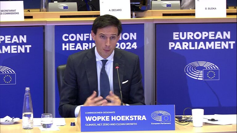 Confirmation hearing of Wopke Bastiaan HOEKSTRA, Commissioner-designate for Climate, Net-Zero and Clean Growth: Questions / Answers (part 3)