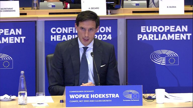 Confirmation hearing of Wopke Bastiaan HOEKSTRA, Commissioner-designate for Climate, Net-Zero and Clean Growth: Closing statement by Commissioner-designate and Committees Chairs