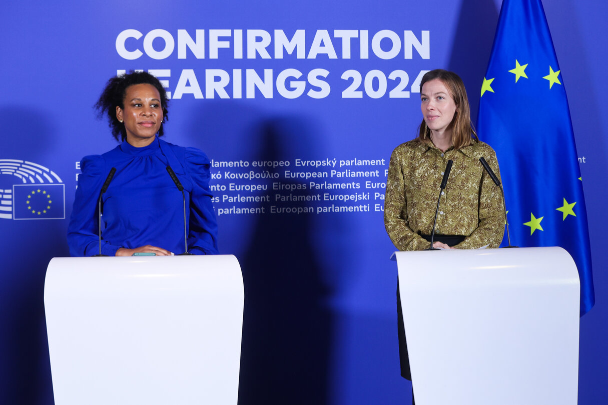 EMPL CULT -  Confirmation hearing of Roxana MÎNZATU, European Commissioner-designate forPeople, Skills and Preparedness - Press point