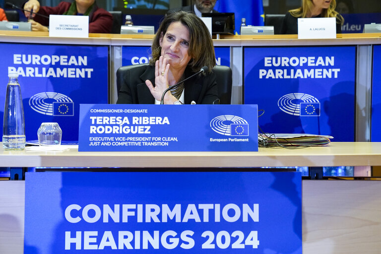 ENVI ECON ITRE -  Confirmation hearing of Teresa RIBERA RODRÍGUEZ, European Commissioner-designate for Clean, Just and Competitive Transition