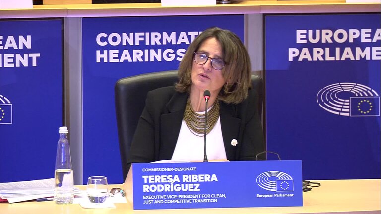 Confirmation hearing of Teresa RIBERA RODRÍGUEZ, Executive Vice-President-designate of the European Commission for a Clean, Just and Competitive Transition: Questions / Answers (part 5 - Political groups in reverse order)