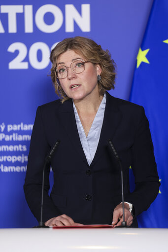 ITRE IMCO -  Confirmation hearing of VHenna Maria VIRKKUNEN, European Commissioner-designate for Tech Sovereignty, Security and Democracy - Press Point