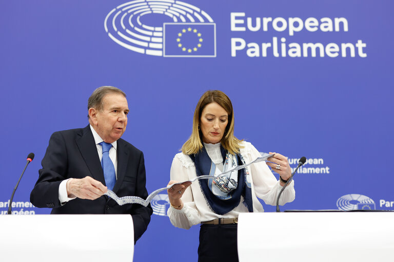 Foto 16: Press conference on European Parliament Sakharov Prize for Freedom of Thought 2024