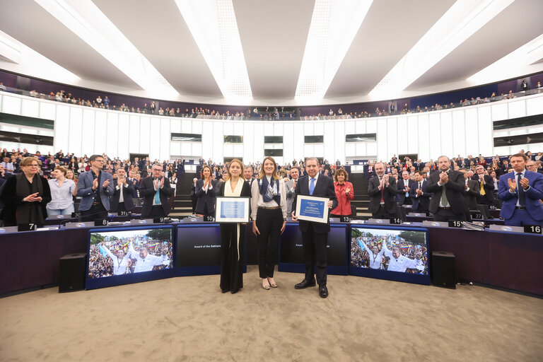 Nuotrauka 2: EP Plenary session - Ceremony of the 2024 Sakharov Prize