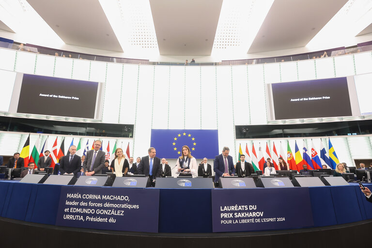 Nuotrauka 18: EP Plenary session - Ceremony of the 2024 Sakharov Prize