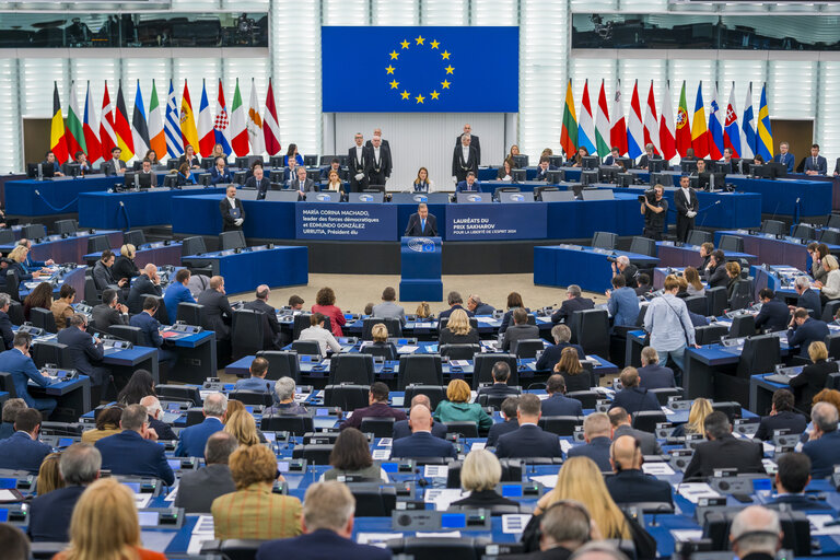 Nuotrauka 44: EP Plenary session - Ceremony of the 2024 Sakharov Prize