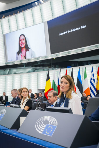 Nuotrauka 31: EP Plenary session - Ceremony of the 2024 Sakharov Prize