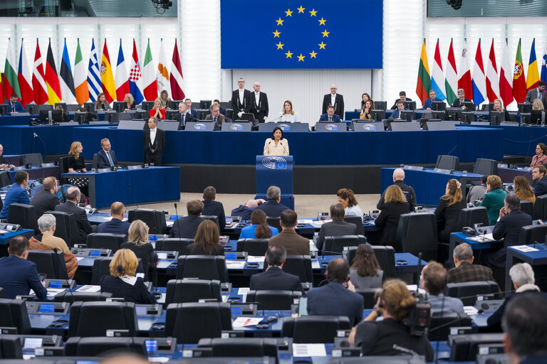 Valokuva 18: EP Plenary session - Formal sitting with Salome ZOURABICHVILI, President of Georgia