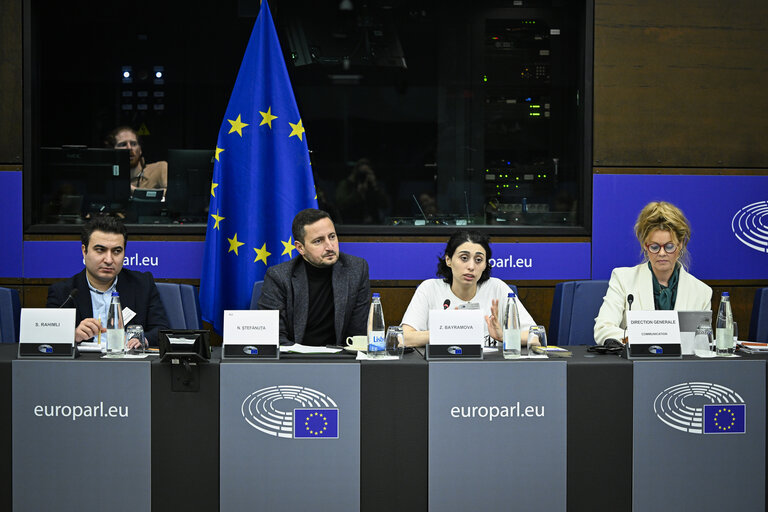 Civil society organisations meet with the European Parliament’s 2024 Sakharov Prize laureates and finalists