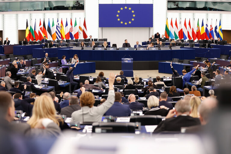 Foto 1: EP Plenary session - Voting session