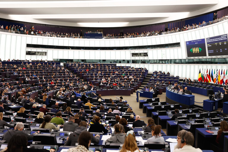 Foto 3: EP Plenary session - Voting session