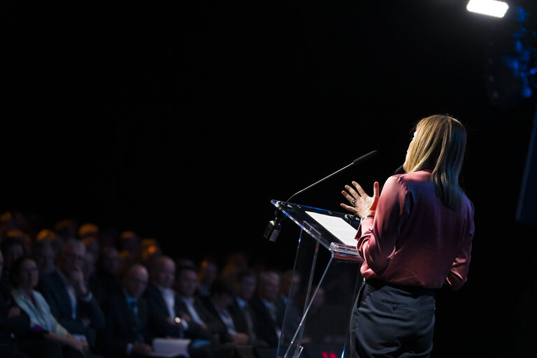 Roberta METSOLA, EP President, participates in the FEDIL 2025 New Year Reception (Luxembourg)