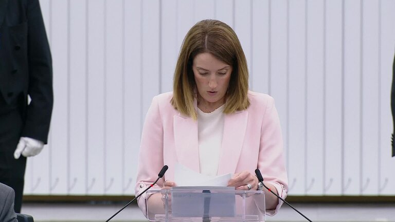 Opening statement by Roberta METSOLA, EP President on the tragic railway accident in Greece