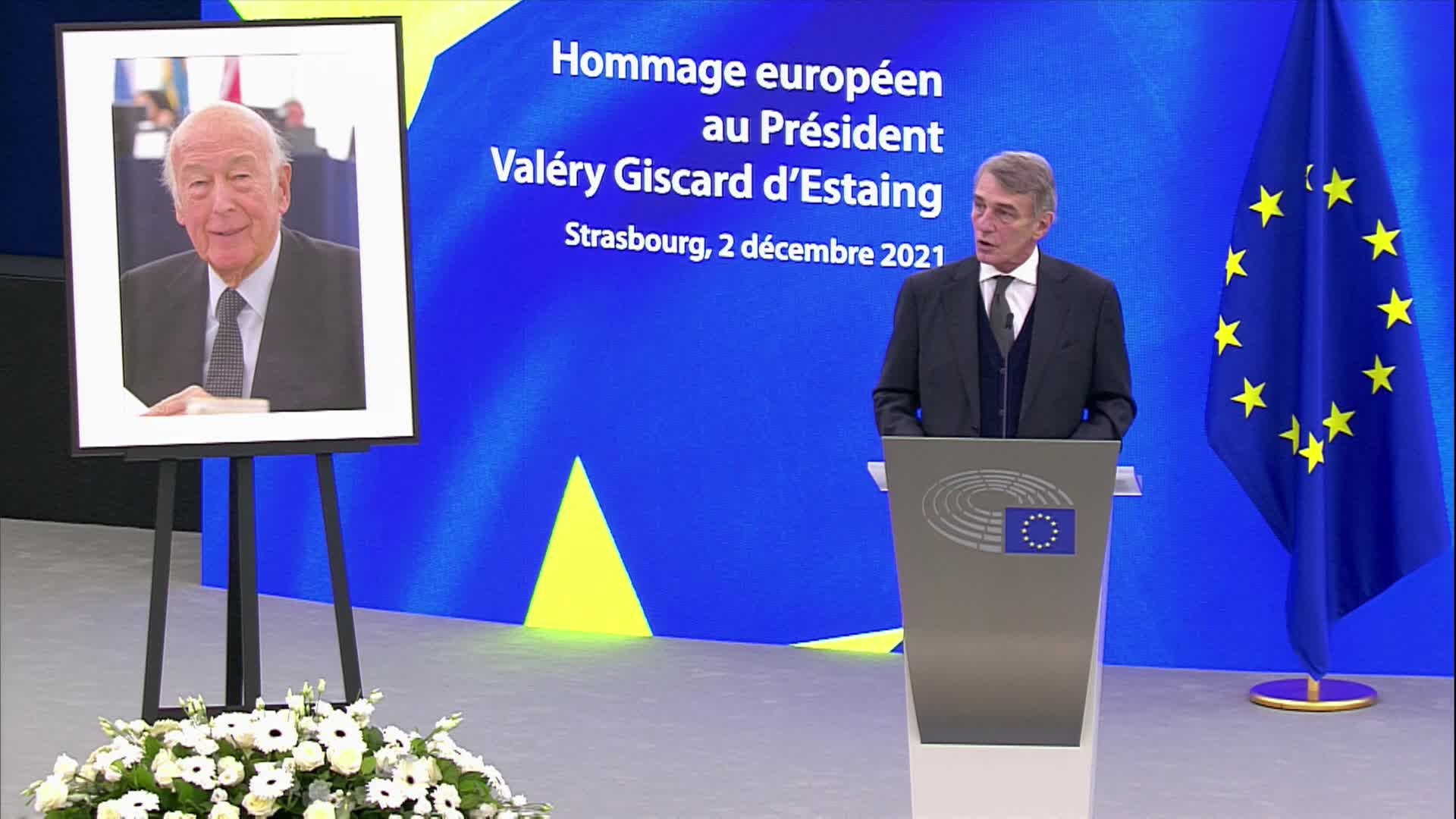 European Tribute to President Valéry GISCARD d’ESTAING: opening of the ceremony