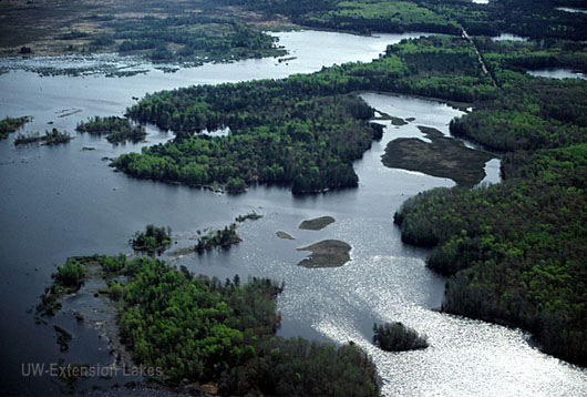 Aerial Northern Lake Chain