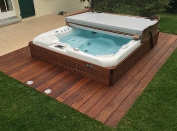 Entourage Spa en bois ipé