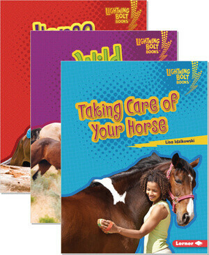 Cover: Lightning Bolt Books ® — Horse Lover's Library — Hardcover Set