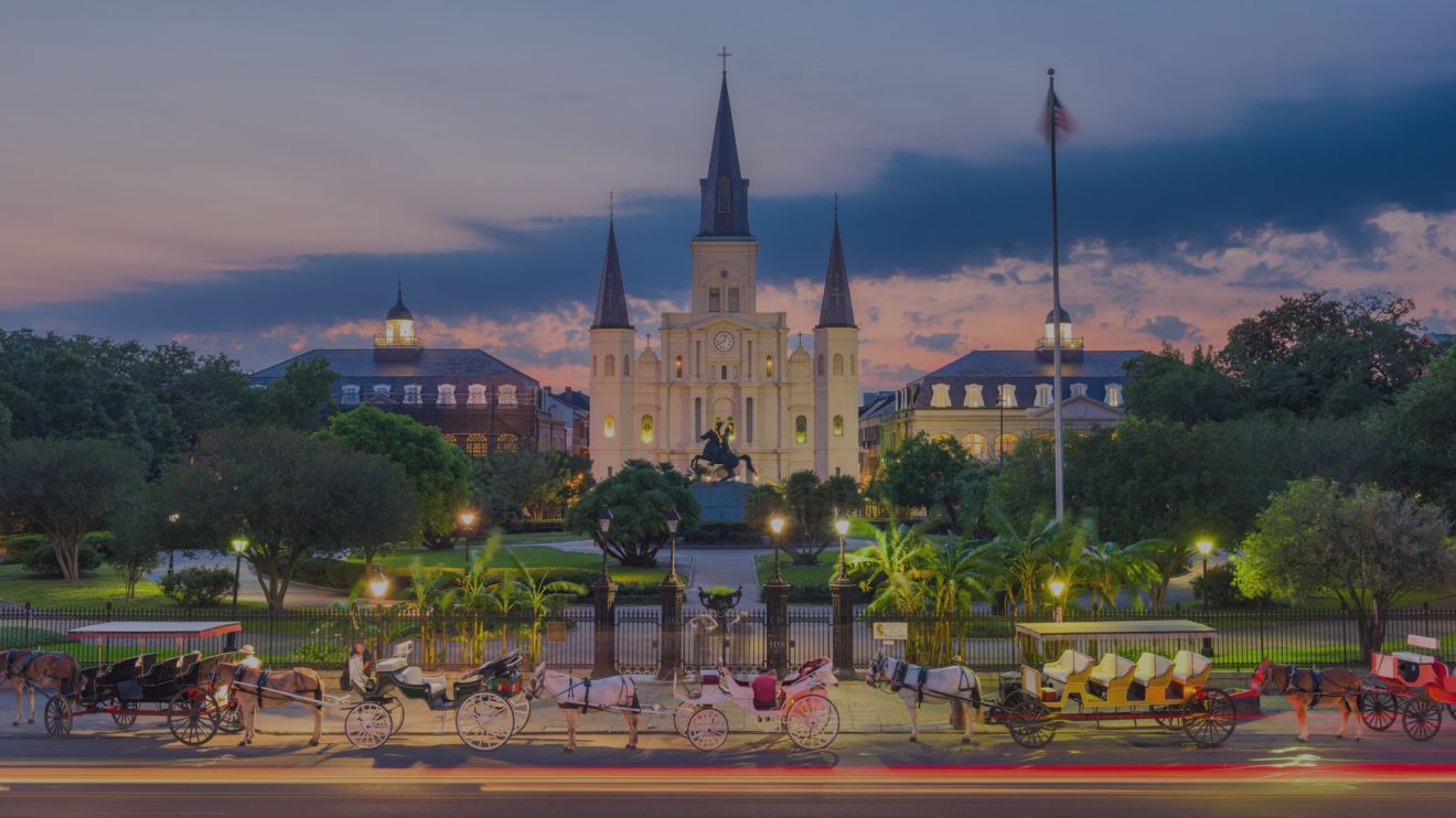 A view of Jackson Square, New Orleans