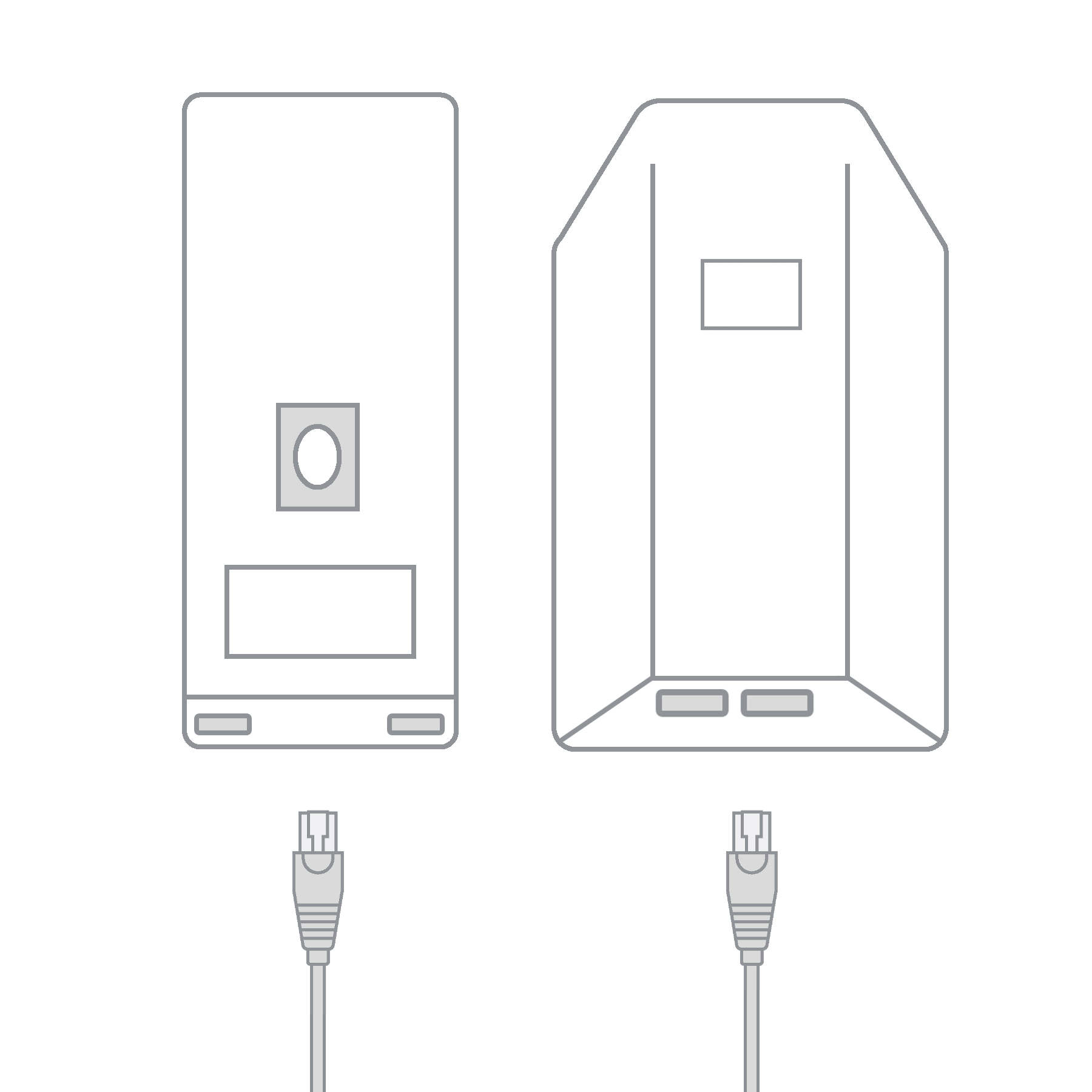 Ministekker telefoonkabel erin