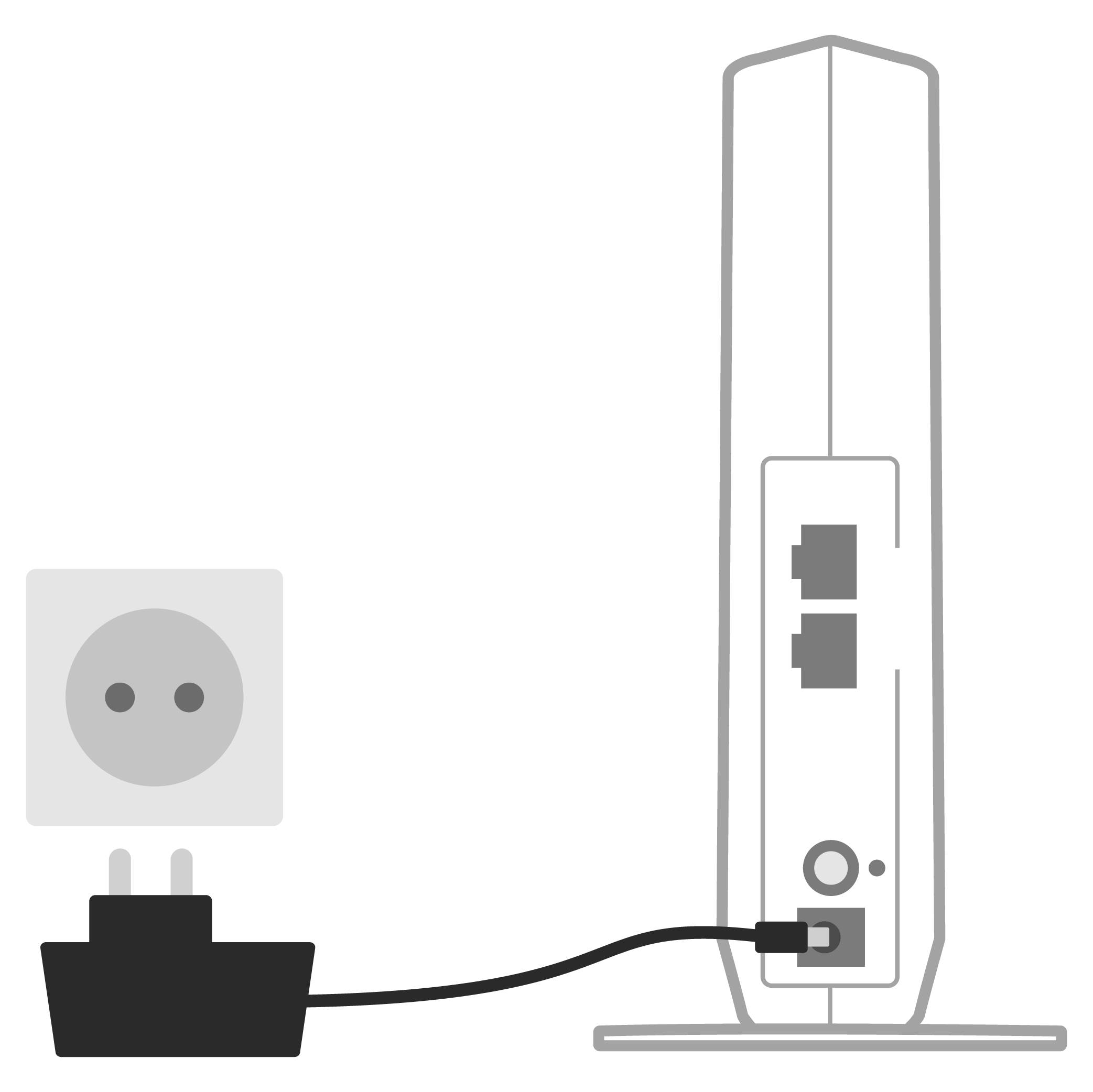 Wifipunt in stopcontact