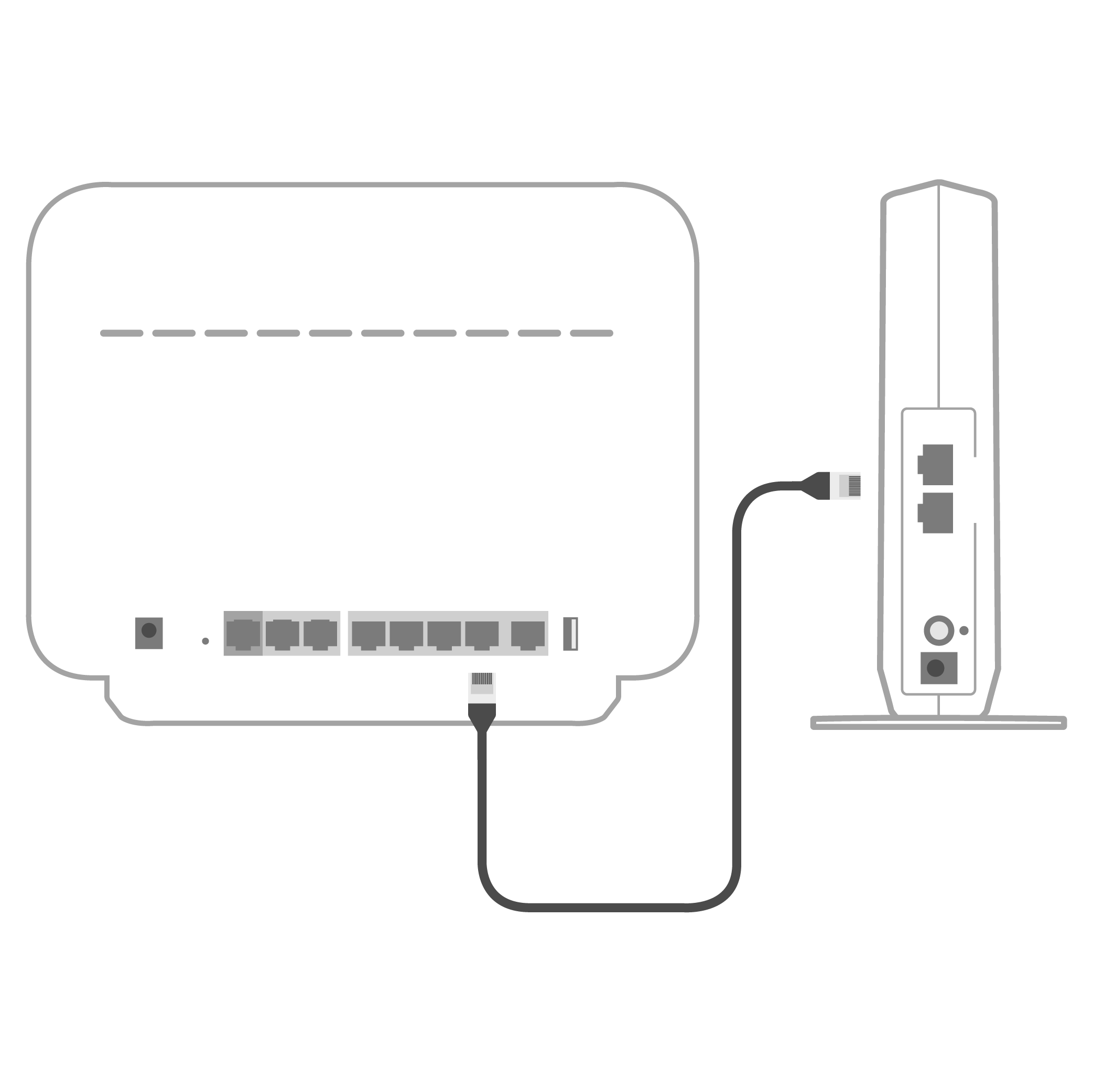 Wifipunt verbinden met modem