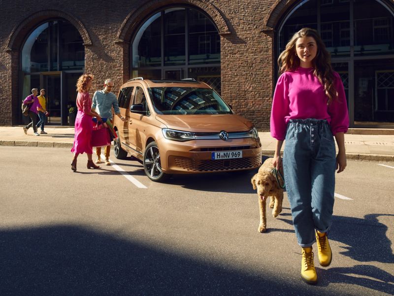 Der neue Volkswagen Caddy als Familienauto.