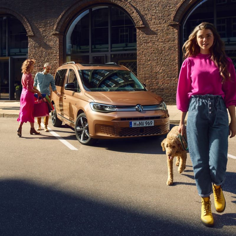 Der neue Volkswagen Caddy als Familienauto.