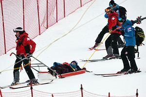 Mikaela Shiffrin zostaa zwieziona z trasy giganta w Killington toboganem