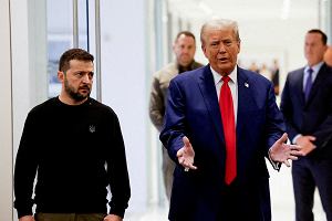 Woodymyr Zeenski i Donald Trump na spotkaniu w Nowym Jorku, 27.09.2024