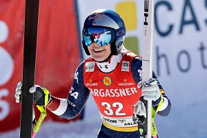 Lindsey Vonn na mecie zjazdu w St. Anton