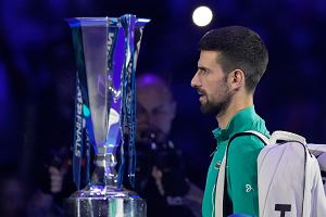 Novak Djokovi przed meczem z Jannikiem Sinnerem. Fina ATP Finals 2023