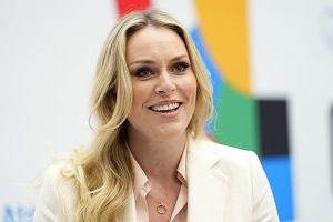 Lindsey Vonn, mistrzyni olimpijska w narciarstwie, Londyn, 19 kwietnia 2024 r.