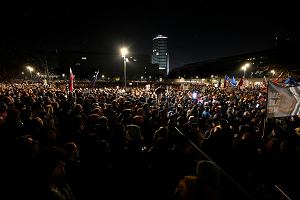 Antyrzdowe protesty w Bratysawie. 24.01.2025.