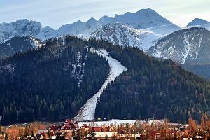 Zakopane, Nosal - dawna trasa narciarska, 6 lutego 2024 r.