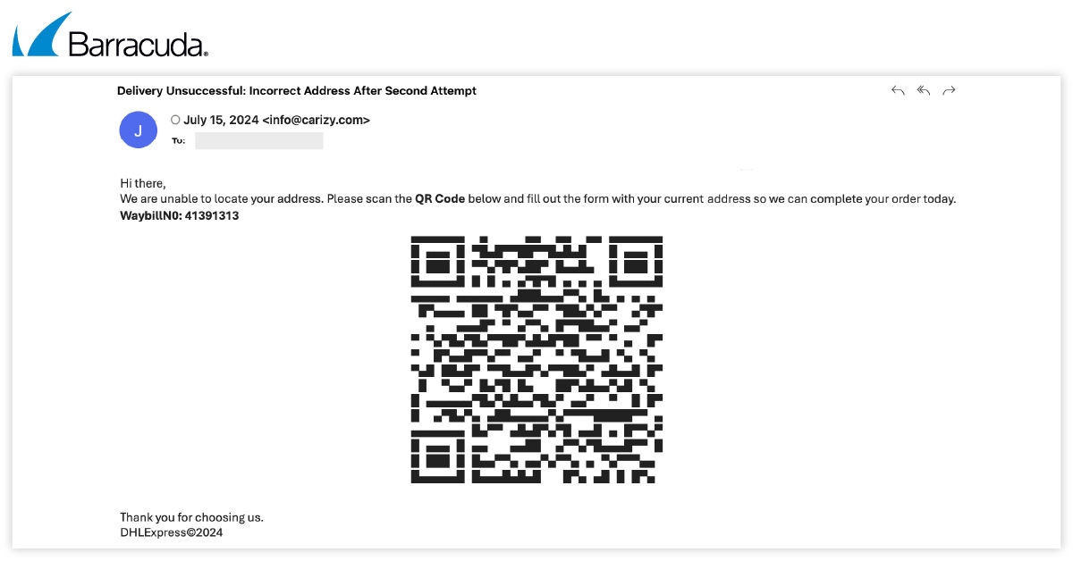 ASCII-Unicode-based QR code attack example