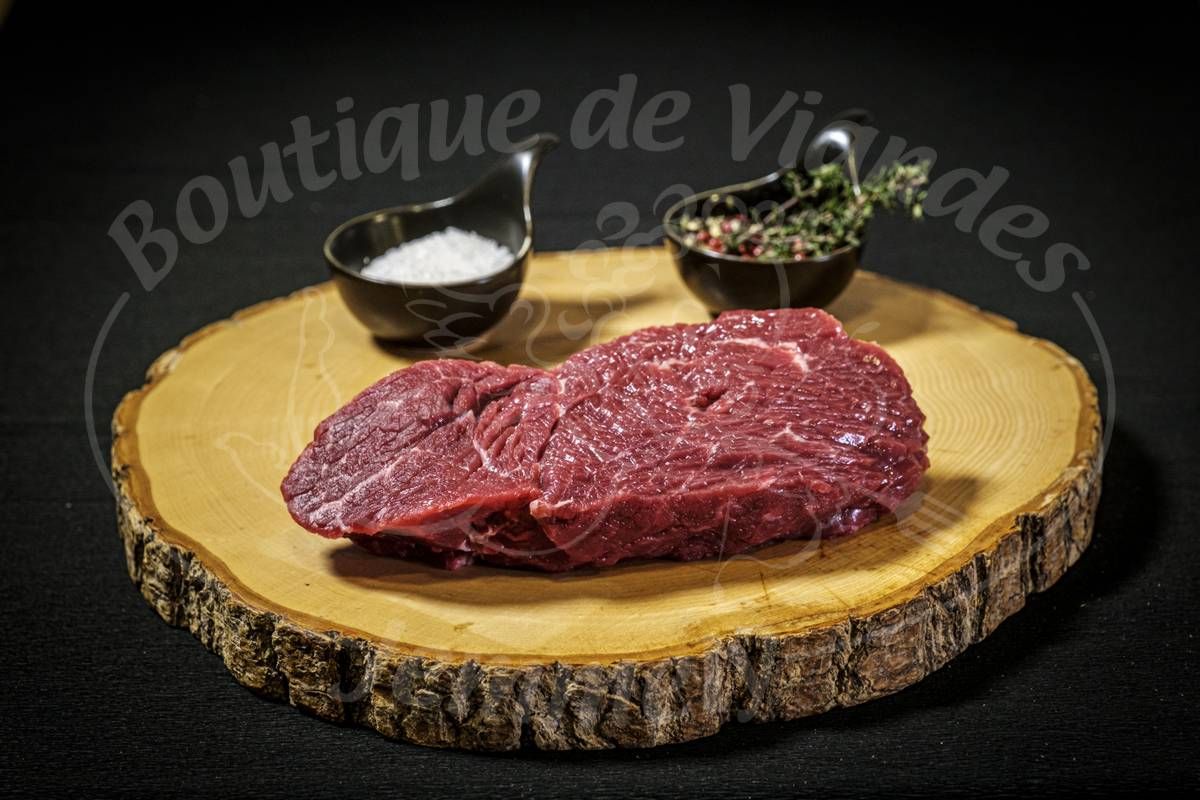 Rumpsteak de boeuf tranché