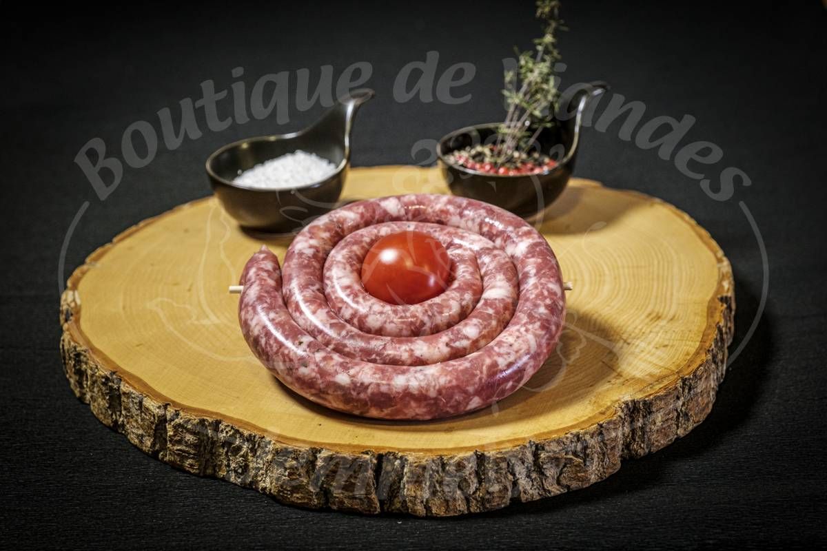 Escargot de saucisse de porc à Rôtir