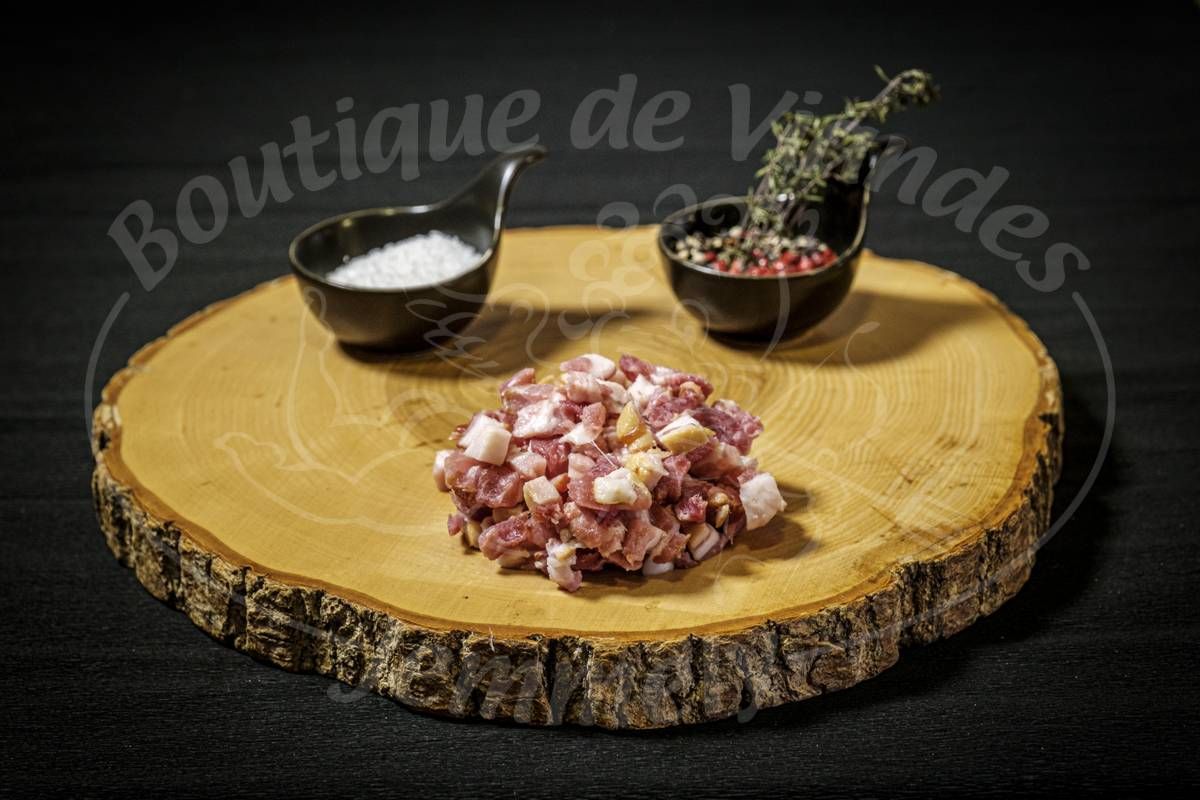 Lardons de porc fumé