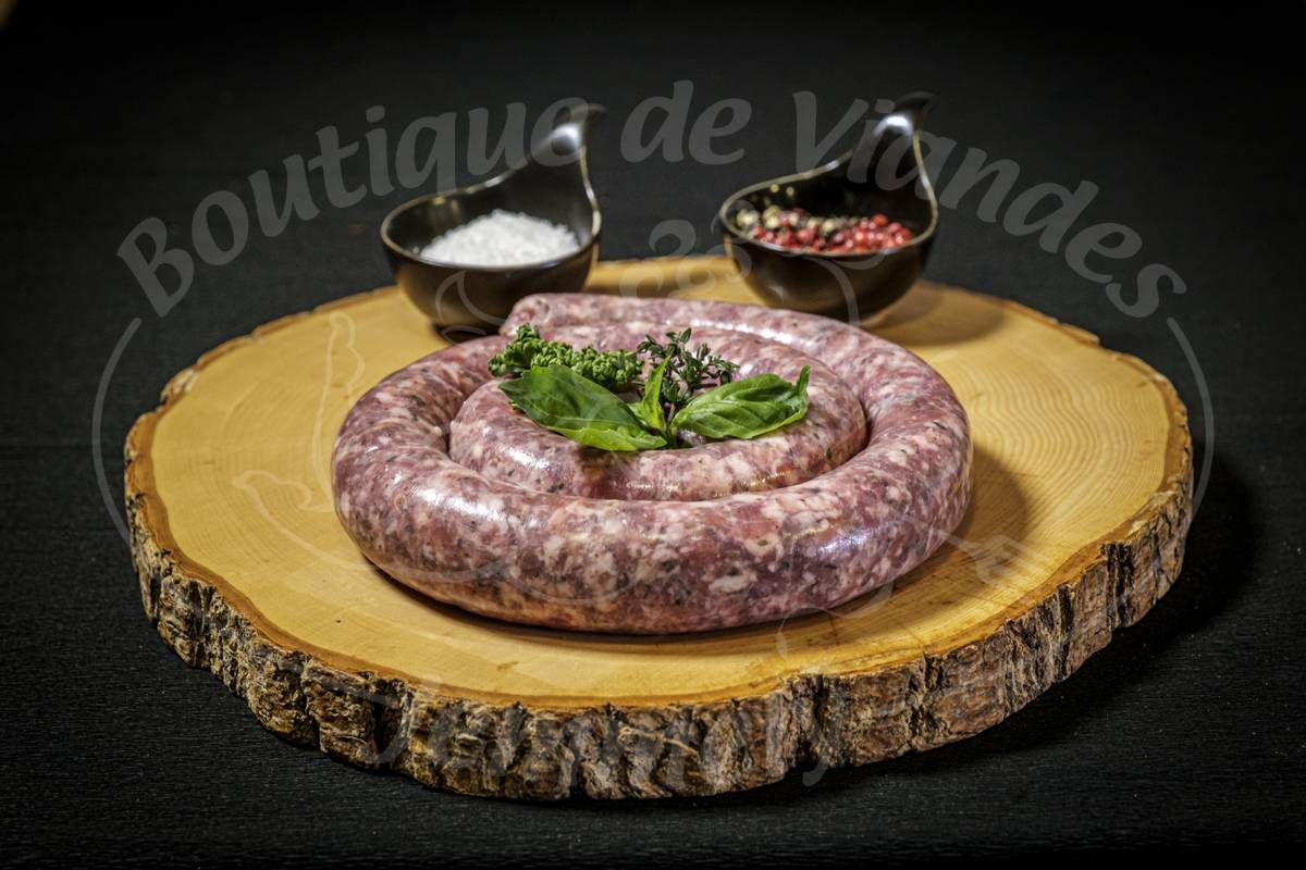 Saucisse à Rôtir de porc aux herbes