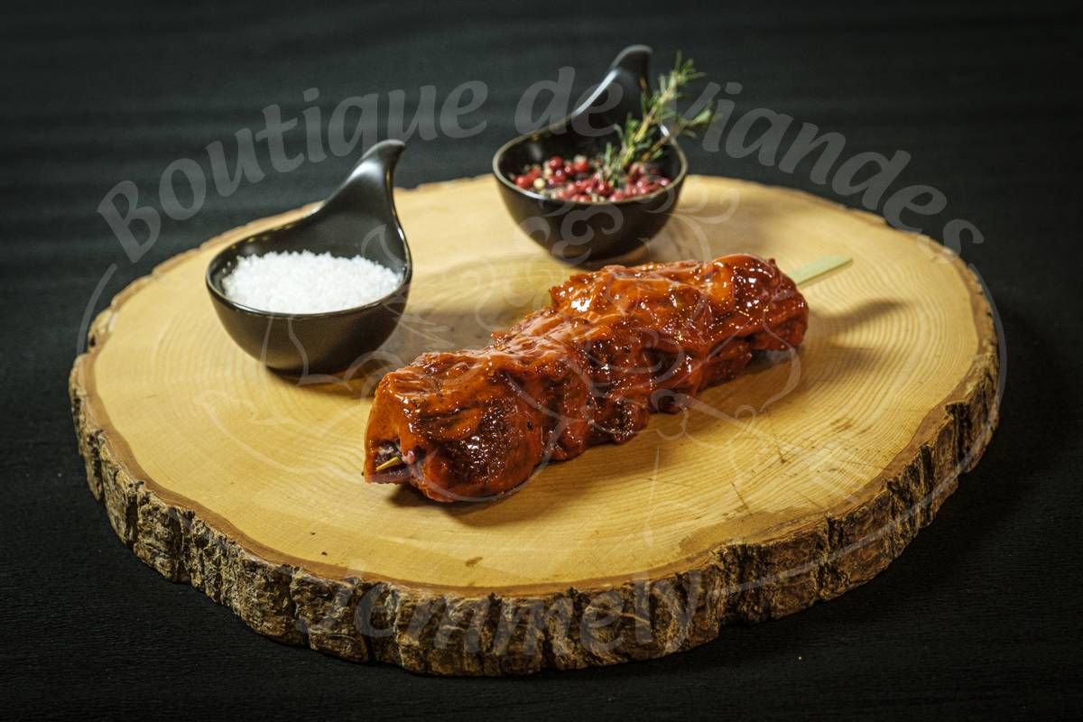 Brochette d'agneau épicée