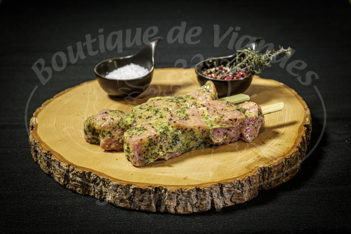 Brochette de veau à l'estrageon